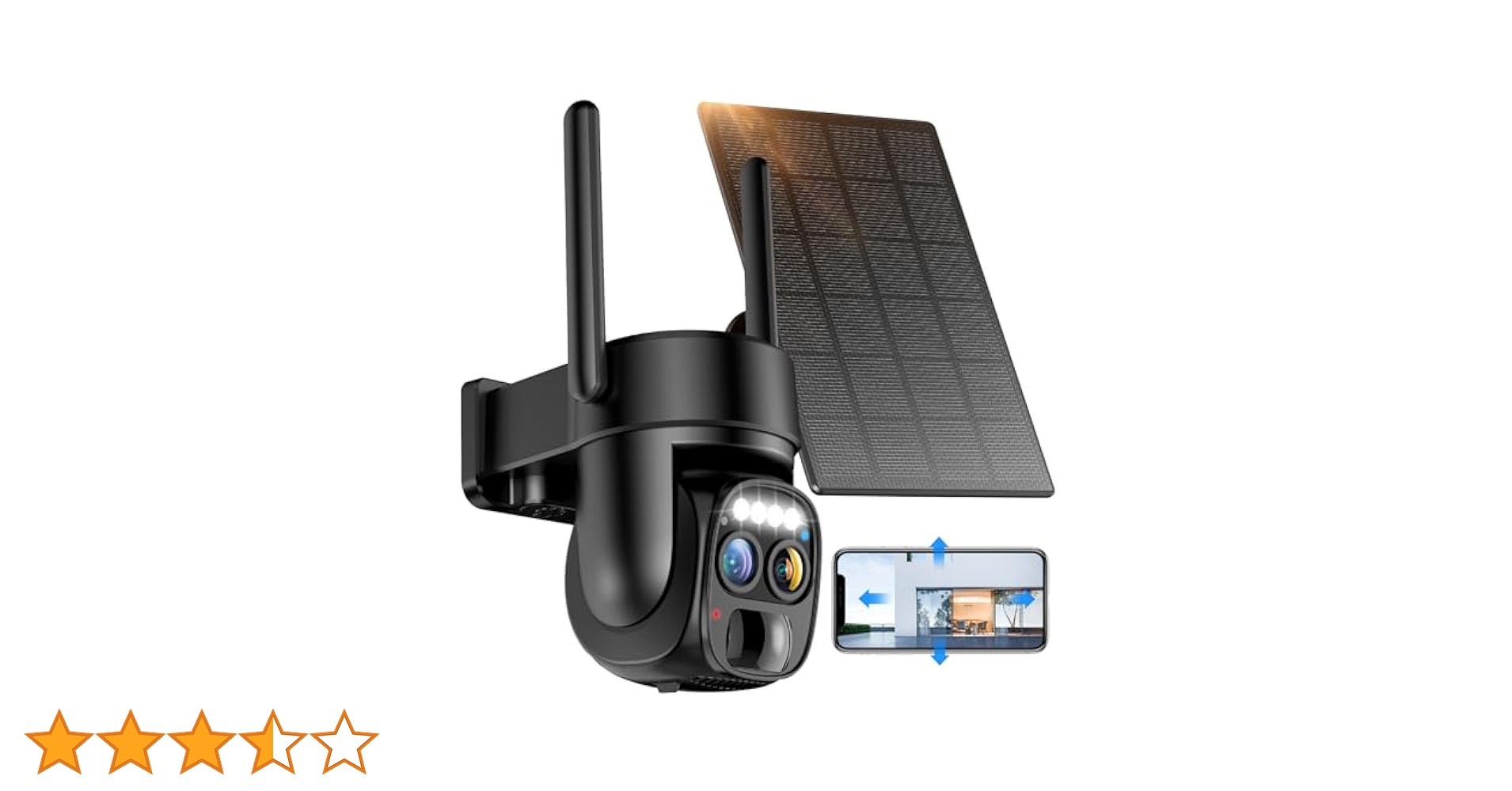 Amazon.co.jp: Kurumina 防犯カメラ 屋外 ソーラー カメラ 2K